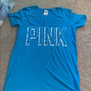 PINK blue T-Shirt